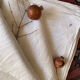 Grande nappe ancienne en coton effet damiers.