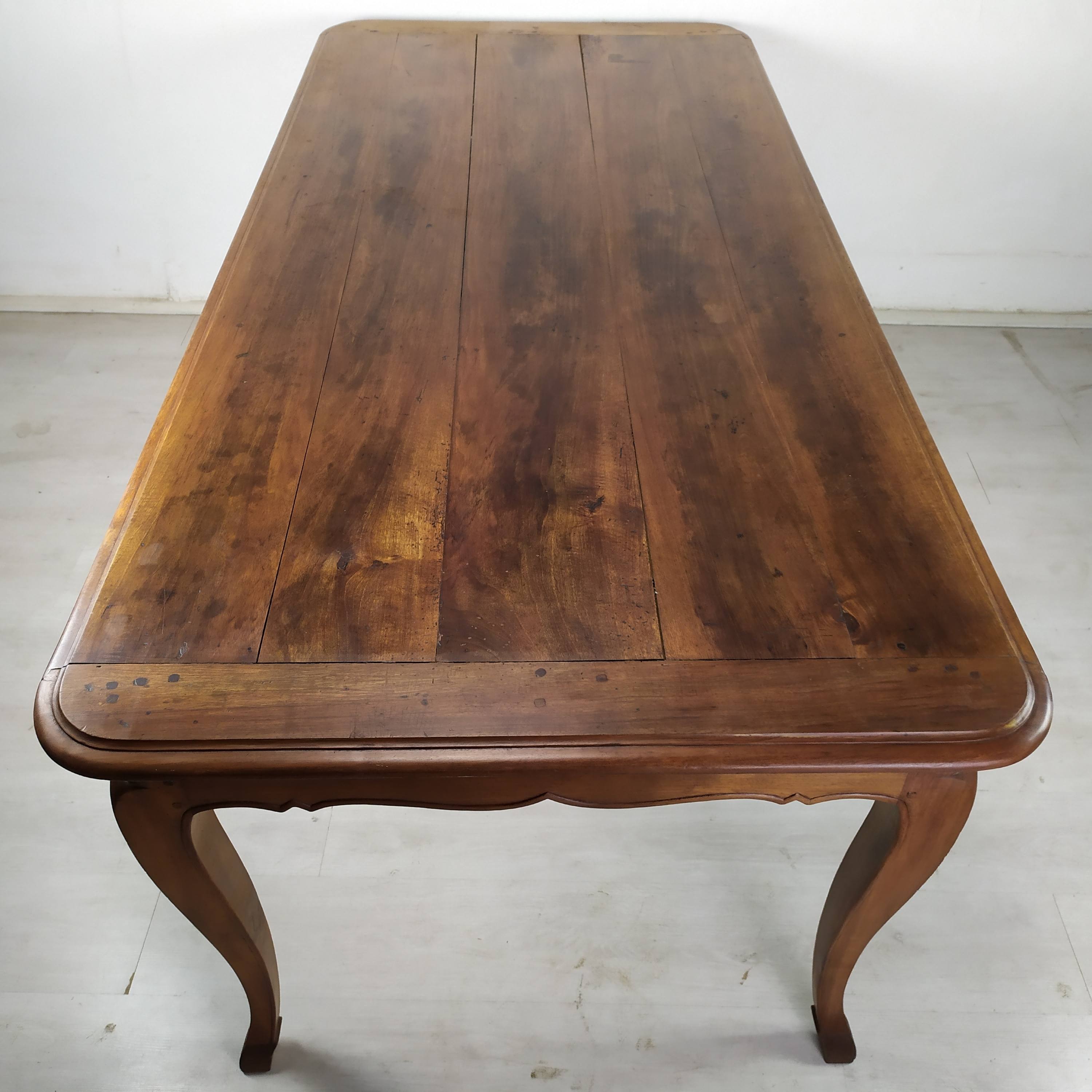 Louis XV walnut table