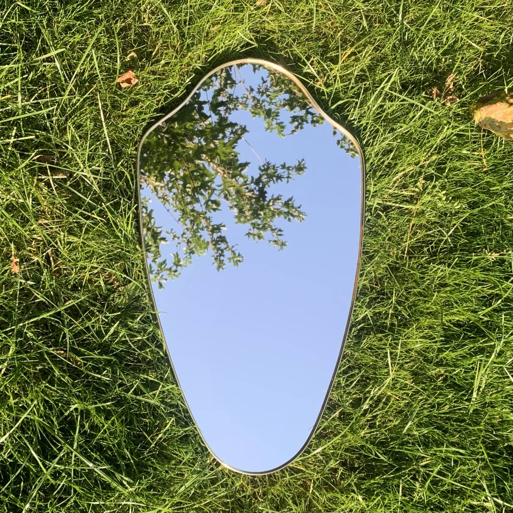 Miroir mural vintage - forme libre