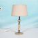 Chic hotel table lamp in onyx and brass, mid-century modern table lamp from the 70s.