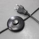 1970s Scandinavian counterbalance pine floor lamp, new paper shade