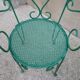 Suite de 4 fauteuils de jardin années 60
