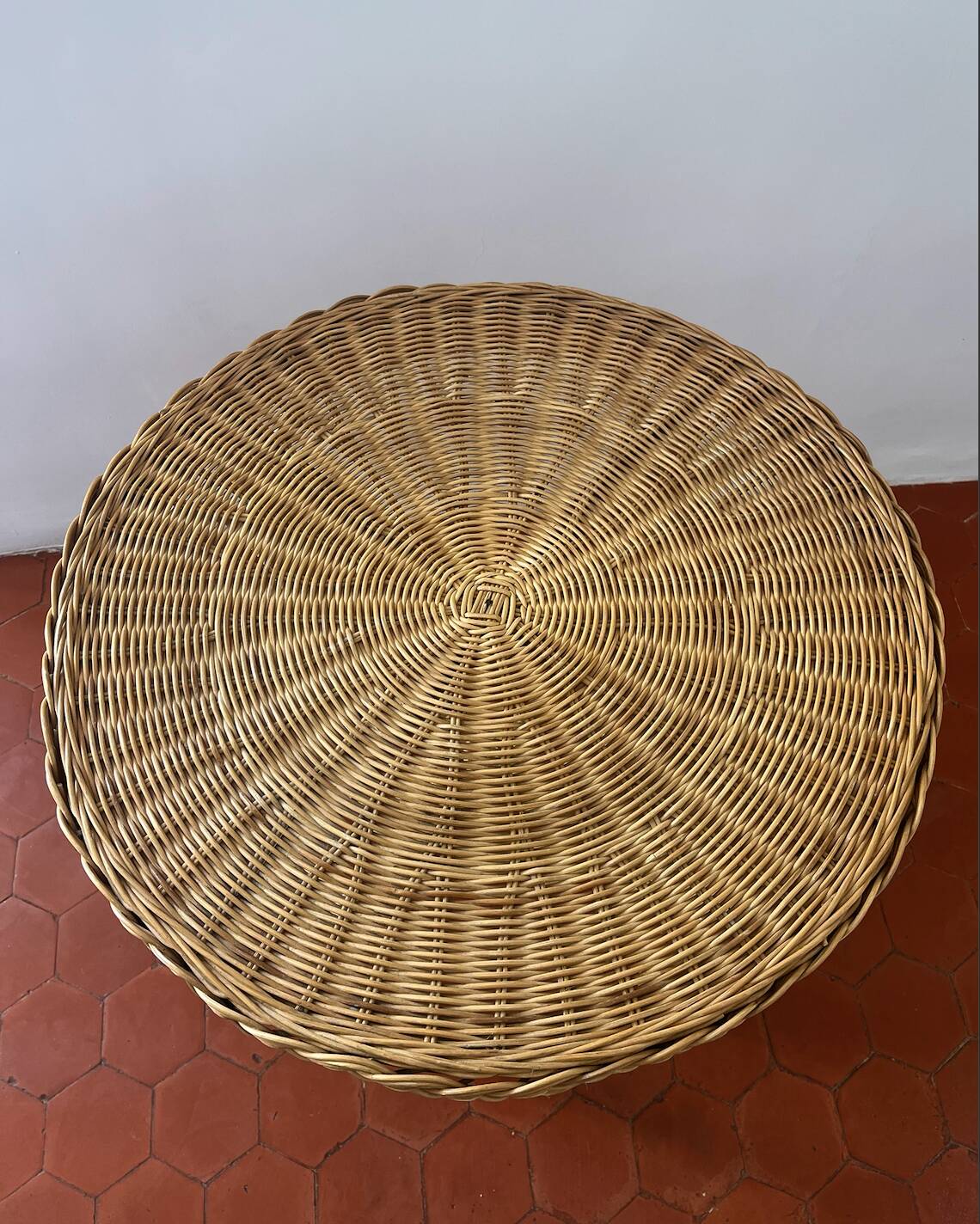 Rattan coffee table