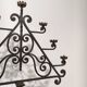 Seven-Arm Wrought Iron Floor Lamp, Art Deco, French Work,