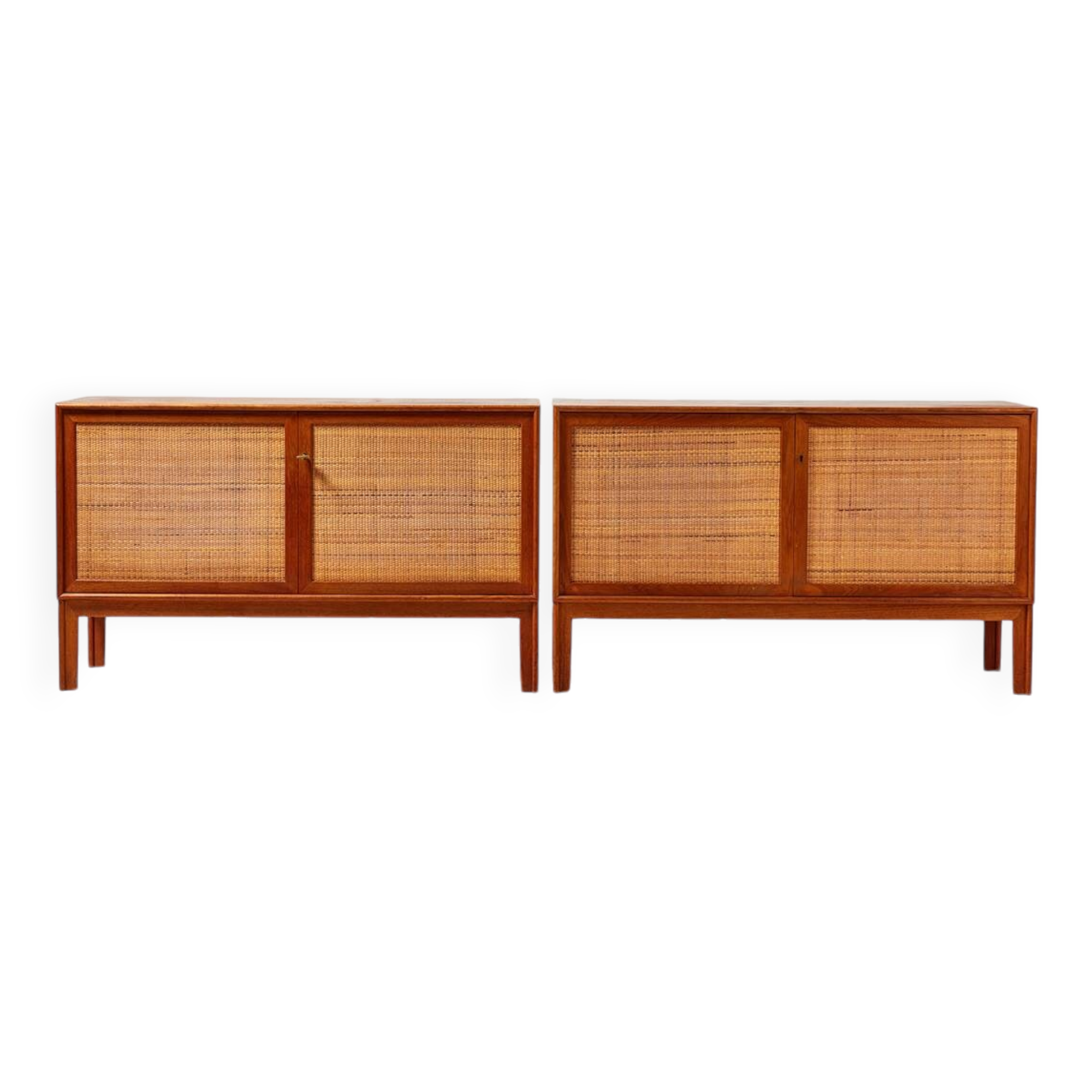 2x mid-century teak sideboards alf svensson