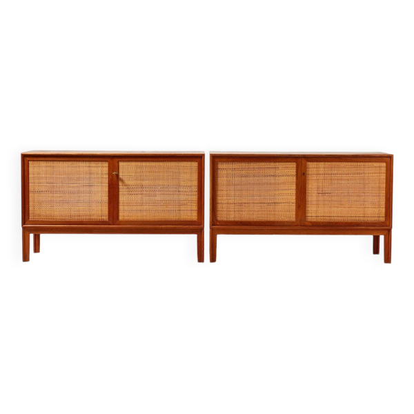 2x buffets en teck du milieu du siècle alf svensson