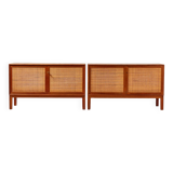 2x mid-century teak sideboards alf svensson