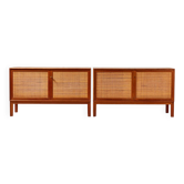 2x mid-century teak sideboards alf svensson