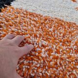 Moroccan wool rug handwoven 3x2 m