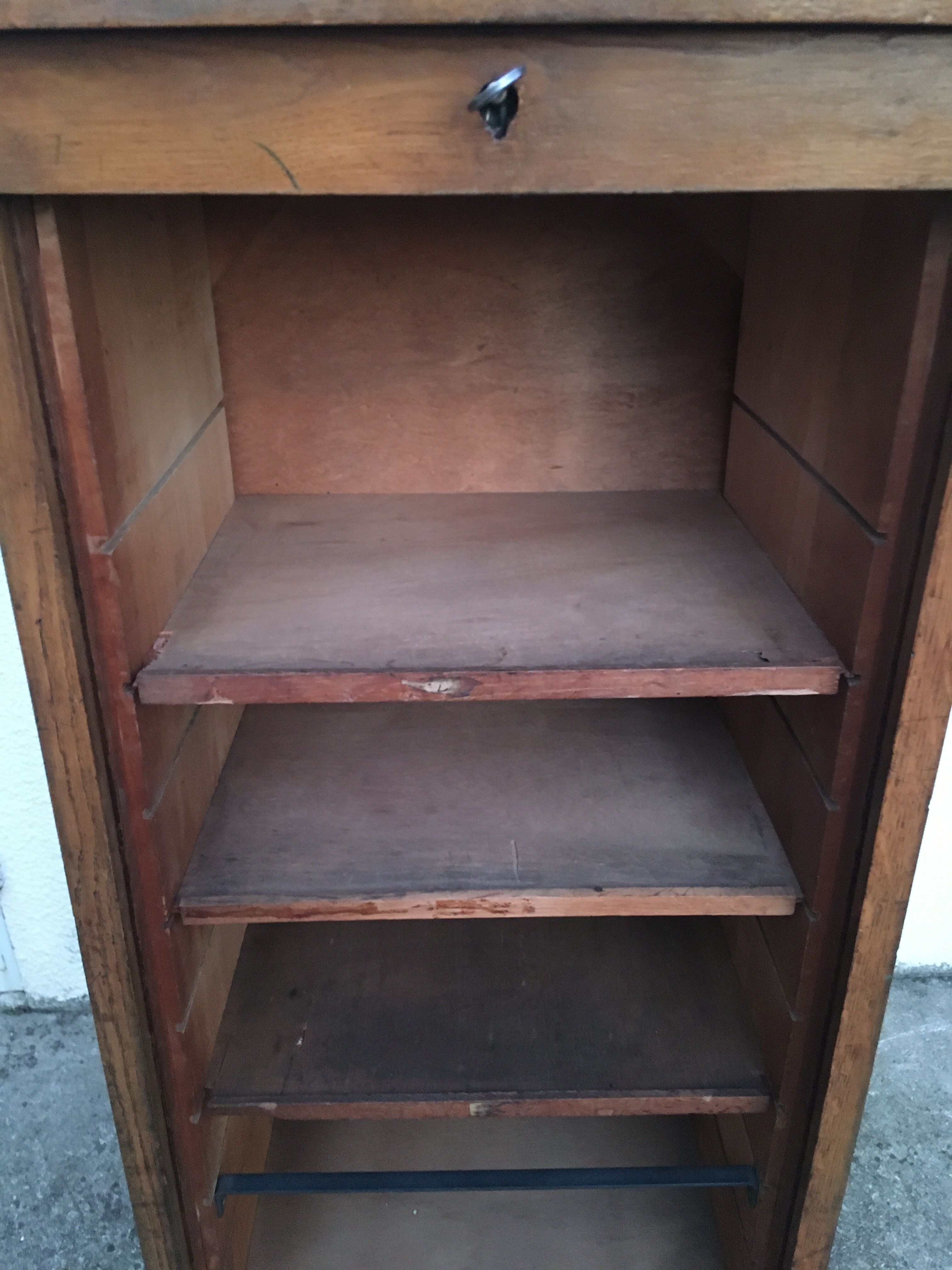 Solid oak curtain binder year 50