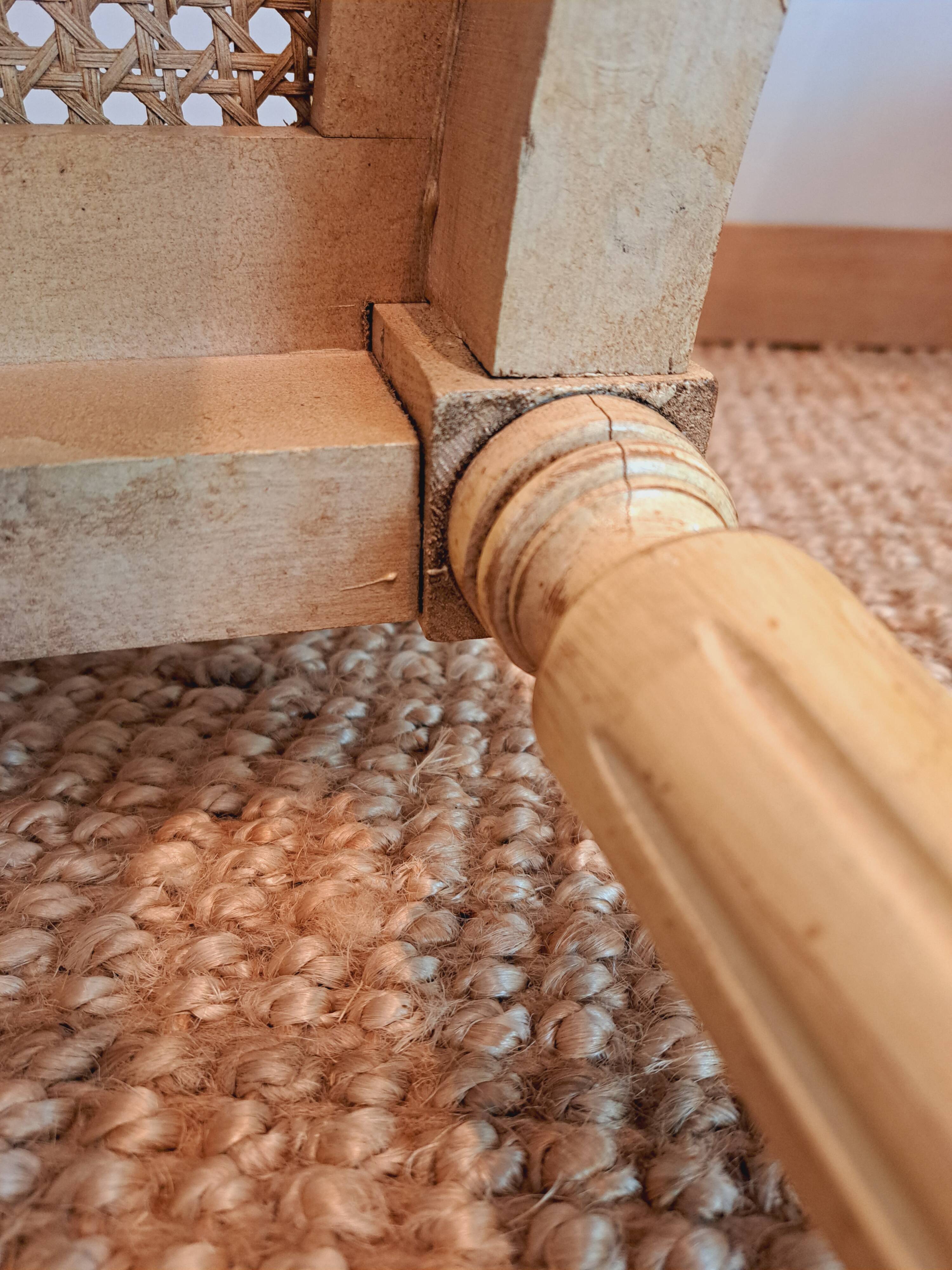 Provencal yellow Louis XVI style chair