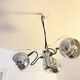 Vintage Chrome & Acrylic Pendant Lamp in the Style of Gino Sarfatti , 1970s