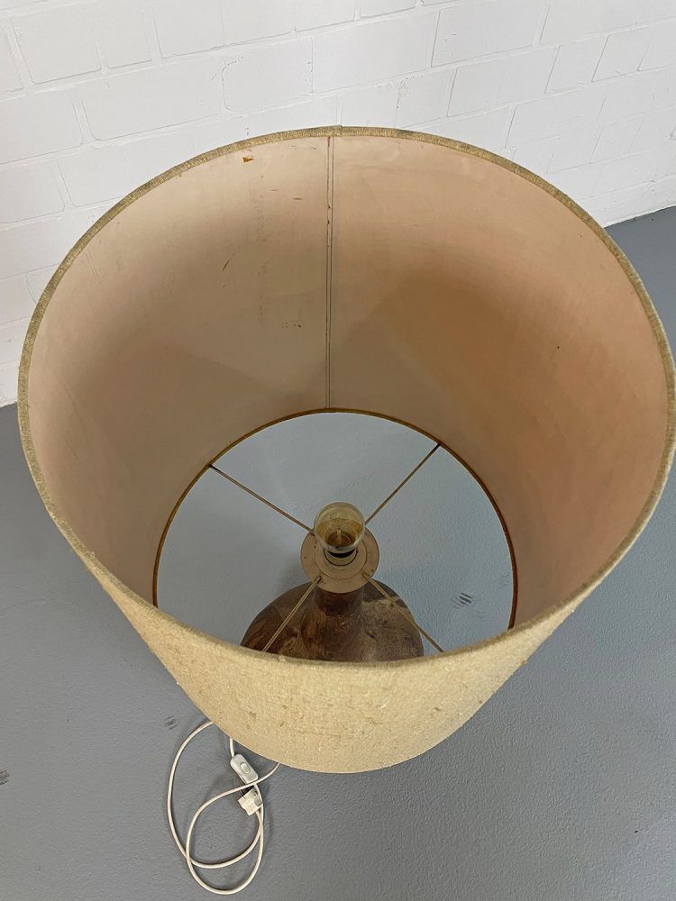 Vintage Italian ceramic floor lamp 60s