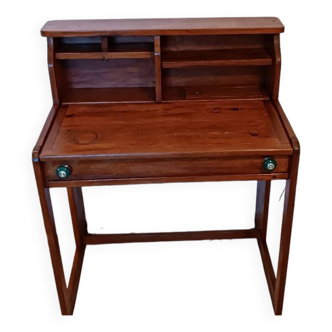 Rosati peymenade solid wood secretary desk, unique piece.