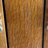 Vintage cupboard with compass feet