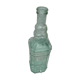 Square bottle of molded-pressed glass with faucet
