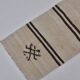 Tapis vintage en chanvre fait main