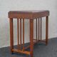 Console bois art déco, table bois, meuble entrée, art déco