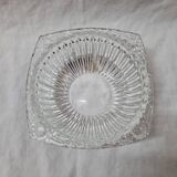 Plat en verre de 1970