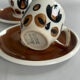 Set of 4 Boch La Louvière Kimono coffee cups with saucers – Service