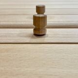 Modular solid beech sideboard "Ditlev Karsten" Scandinavian design.