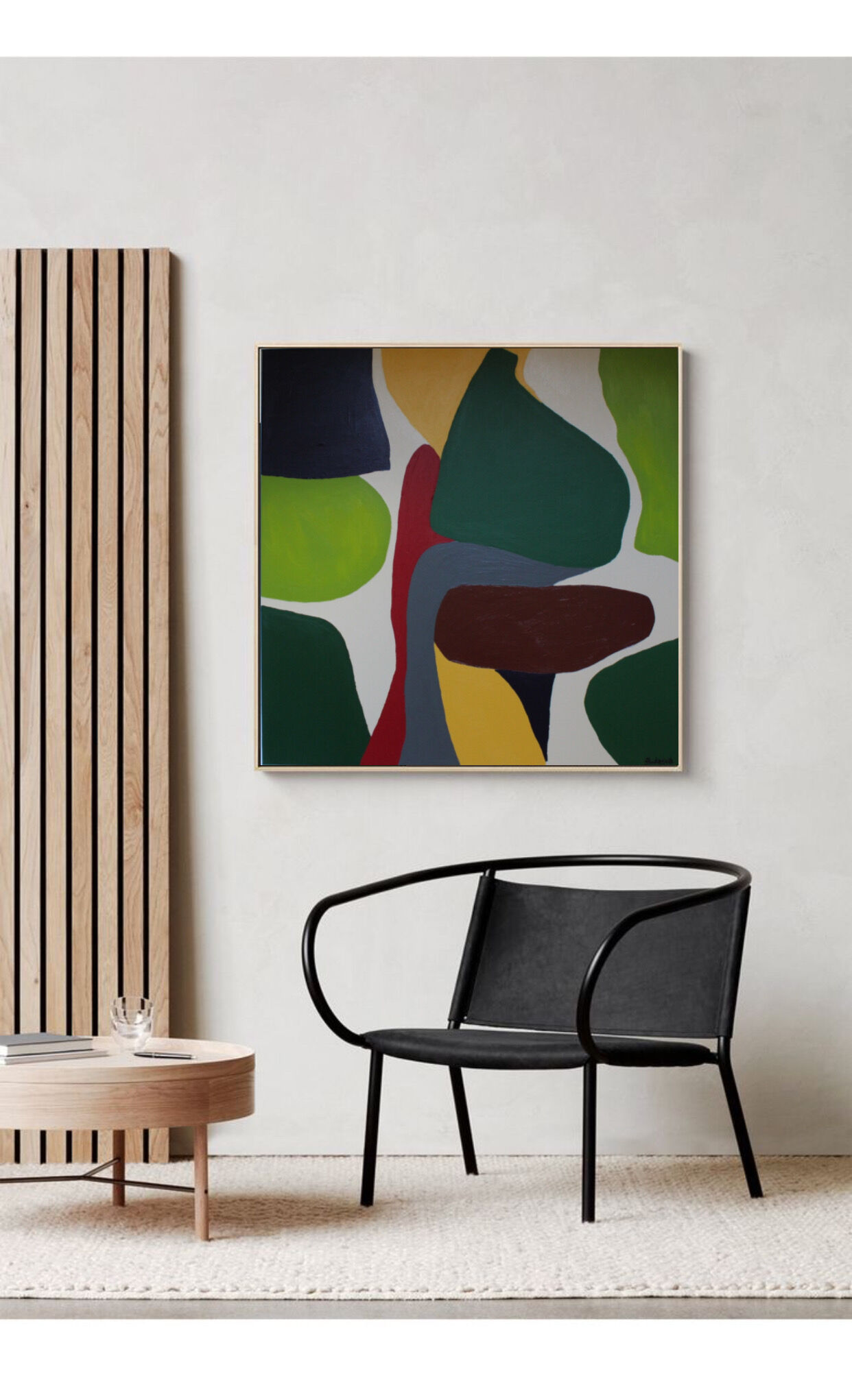 Green paint square format