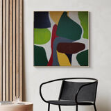 Green paint square format