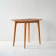 Table basse suédoise vintage de Nordiska Kompaniet en teck et chêne