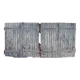 2 pairs of wooden shutters iron hinges
