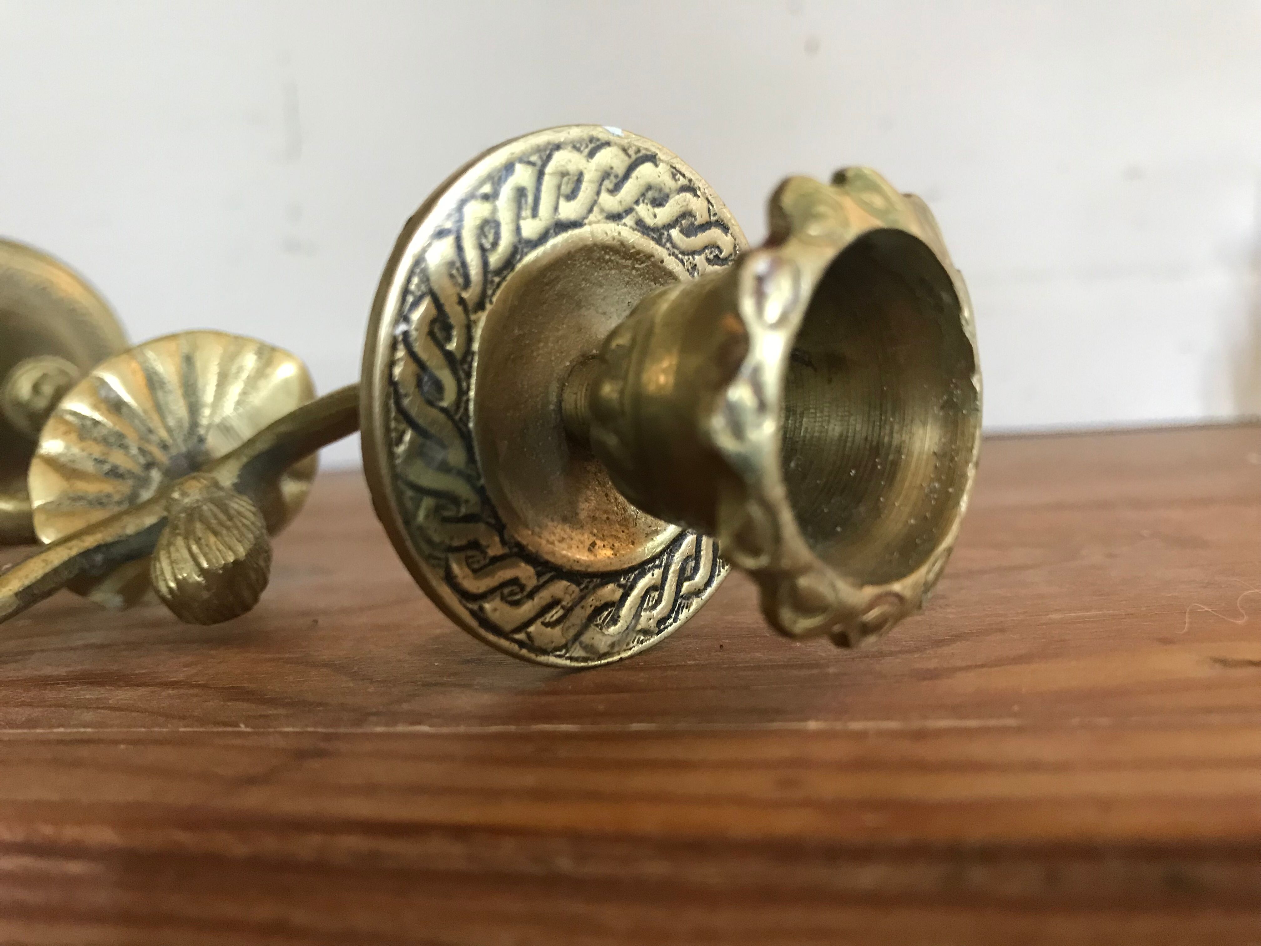 Vintage brass candlestick