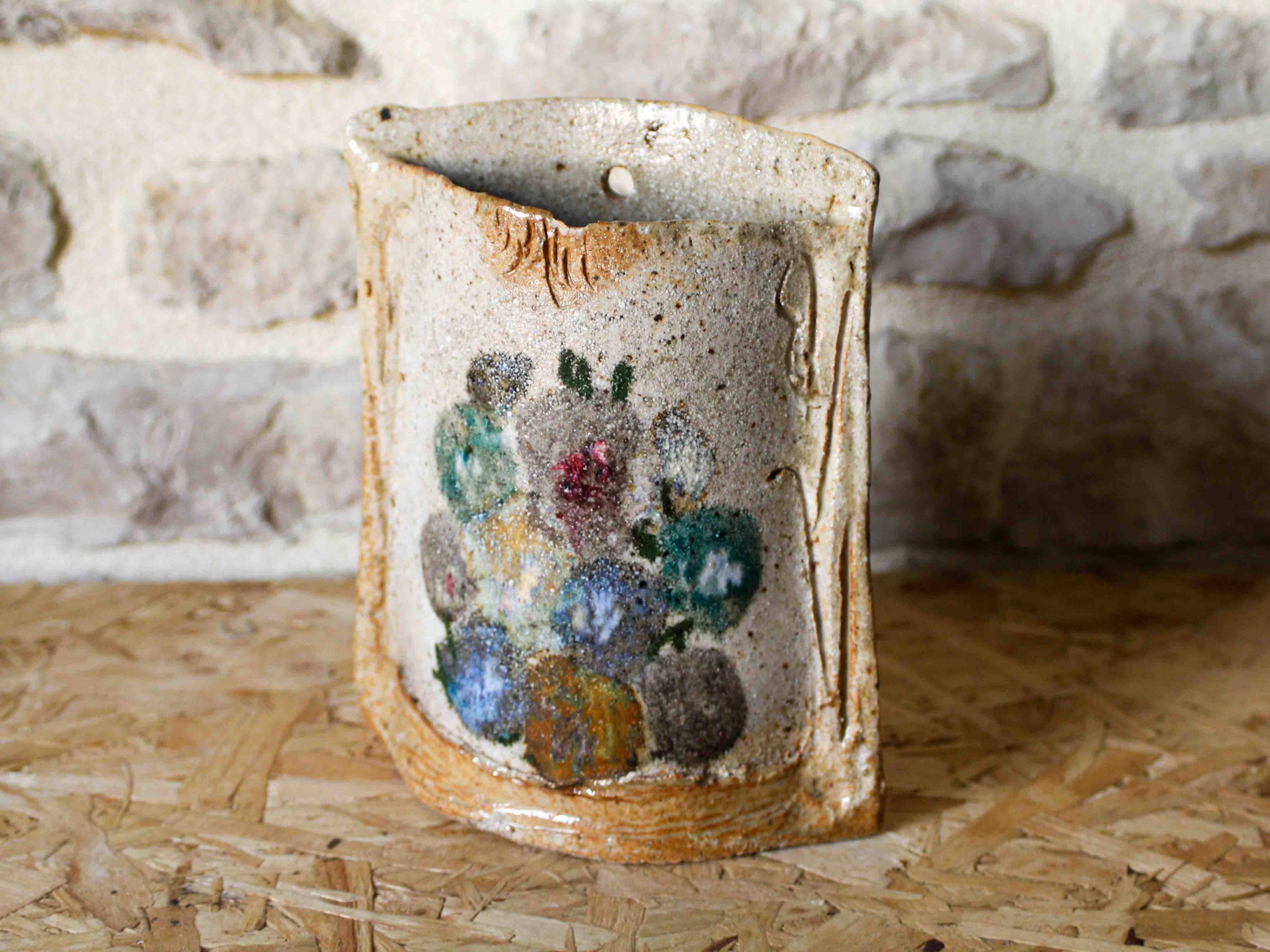 Voldemar Volkoff Vallauris stoneware vase