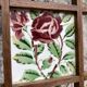 Old wooden entrance coat rack
