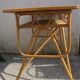 Bureau vintage en rotin