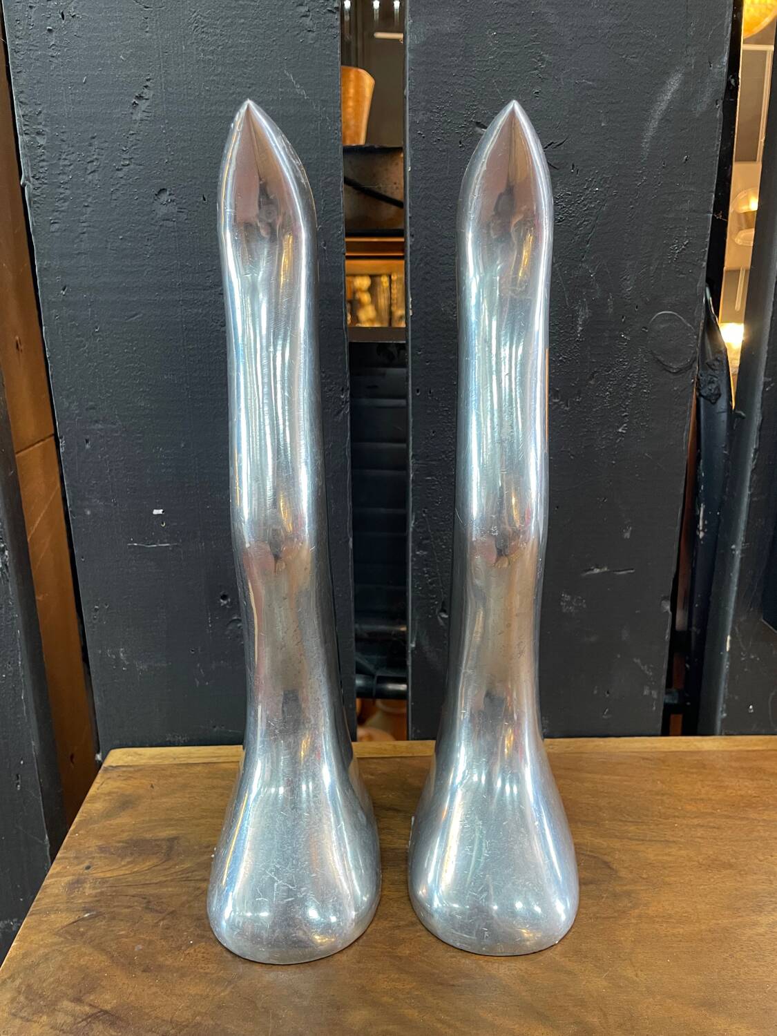 Pair of Anna Everlund candlesticks