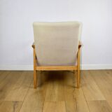 Classic armchair Vintage 70s beige - Jade series