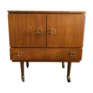 Buffet à roulettes mid-century