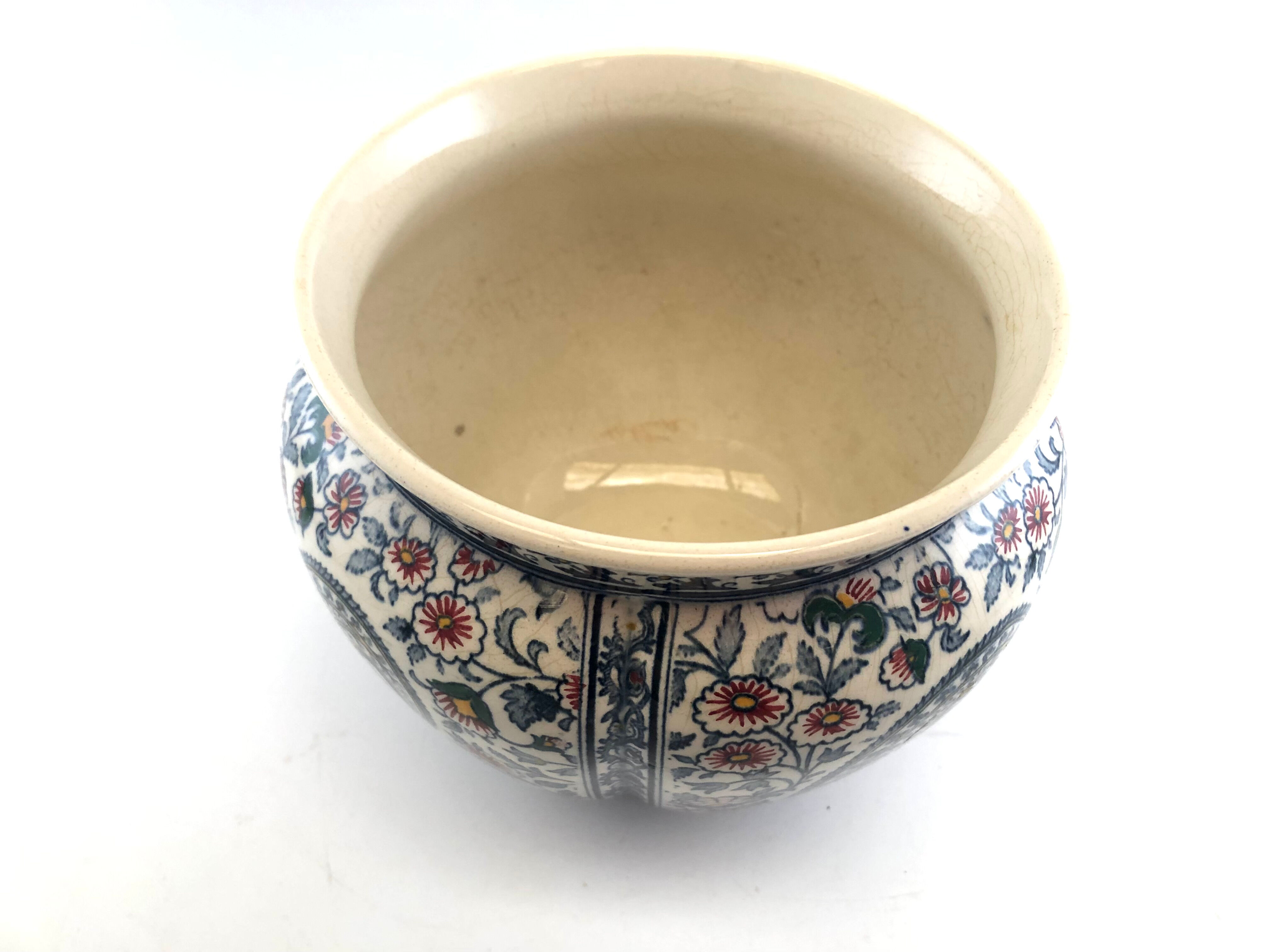 Cache Pot Gien decoration bothée or cashmere