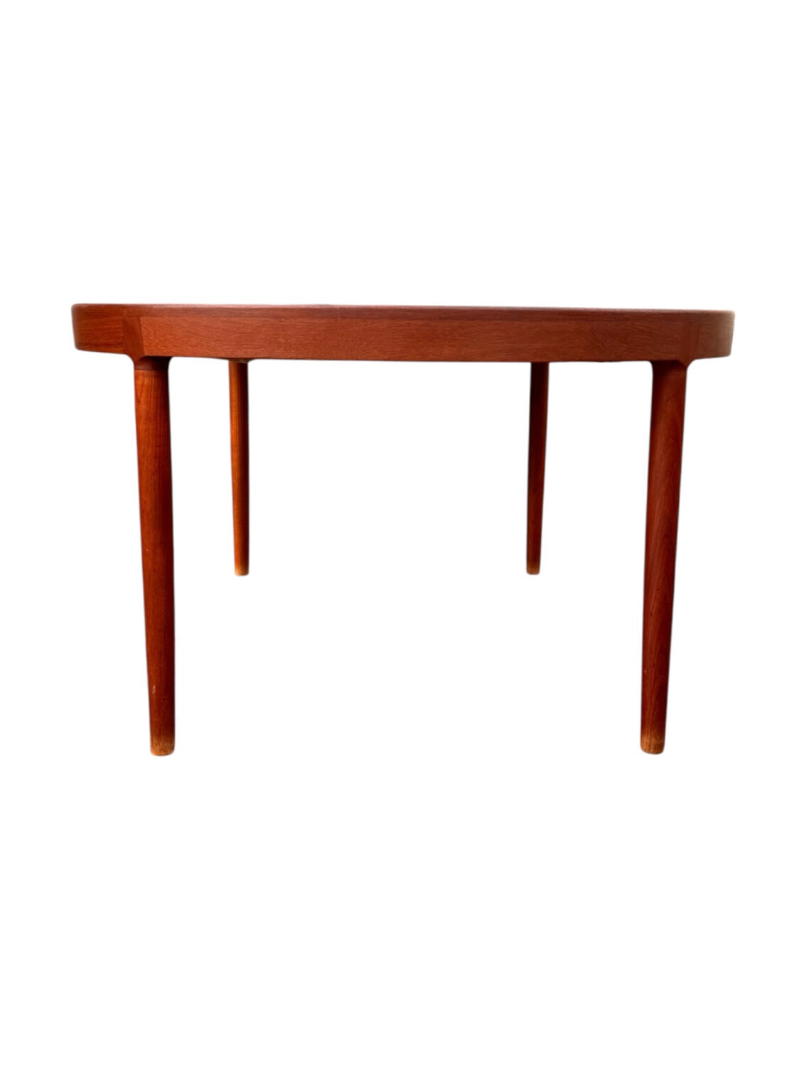 Scandinavian table in teak, design by Harry Ostergaard.