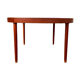 Scandinavian table in teak, design by Harry Ostergaard.