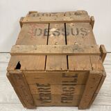 Vintage wooden suitcase