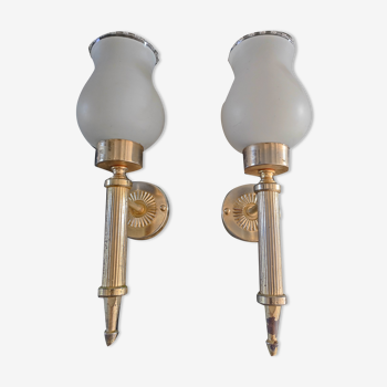 Pair of wall lamps