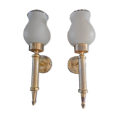 Pair of wall lamps