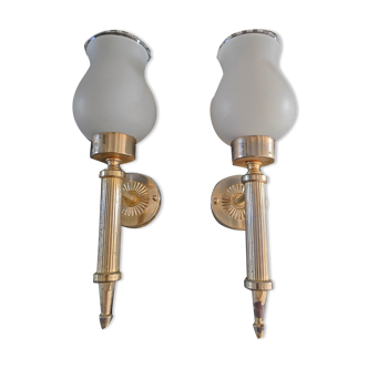 Pair of wall lamps