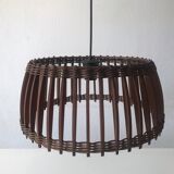 Suspension bois en osier