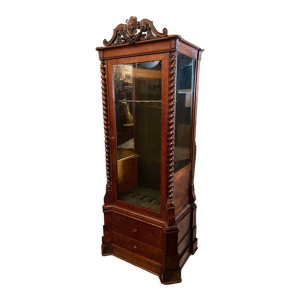 Armoire à fusils vitrée