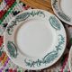 Lot n°2 de 6 assiettes à dessert Ginette Faïencerie Nouvelle
