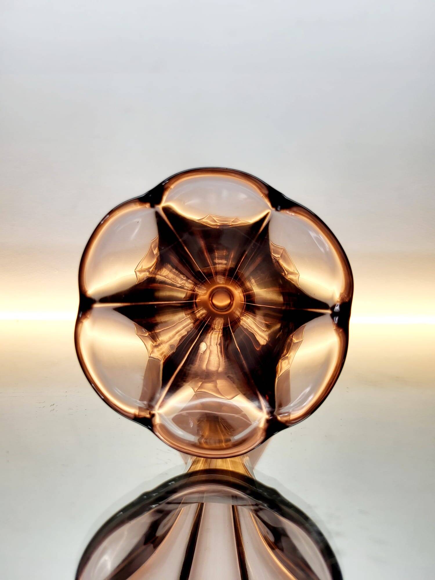 Val Saint Lambert vasque Art déco, série Luxval modèle Américain S, paires