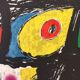 Lithographie originale Joan Miro, 15 ans Poligrafa, 1980