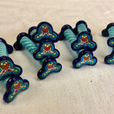9 knife holders Enamels of Longwy