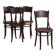 Chaises Thonet-Mundus en bois courbé (vers 1920). Ensemble de 4 pièces n°3